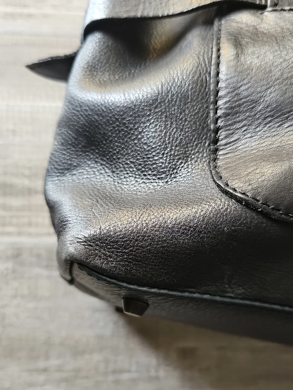Frye Kayla Knotted Hobo Bag Black Leather Purse RARE Color Shoulder Bag